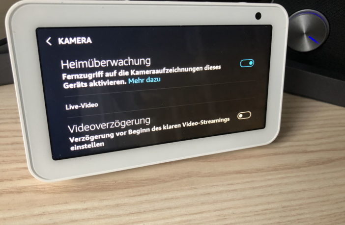Überwachungsfunktion Heimüberwachung Einstellungen