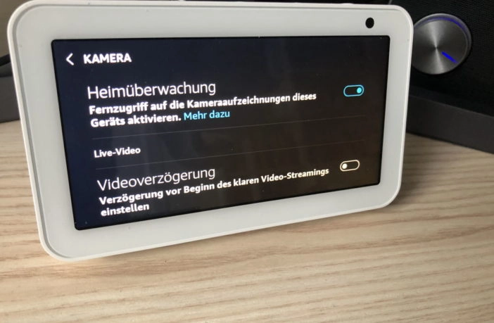 Überwachungsfunktion Heimüberwachung Einstellungen