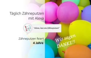 Alexa Skill Zähneputzen 4 Jahre