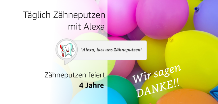 Alexa Skill Zähneputzen 4 Jahre