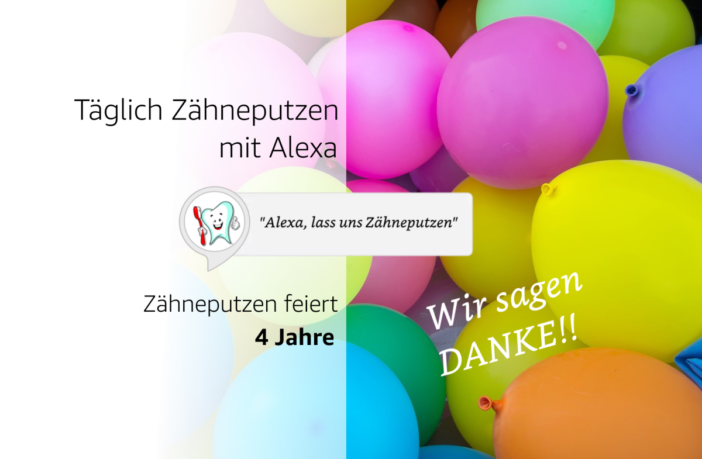 Alexa Skill Zähneputzen 4 Jahre