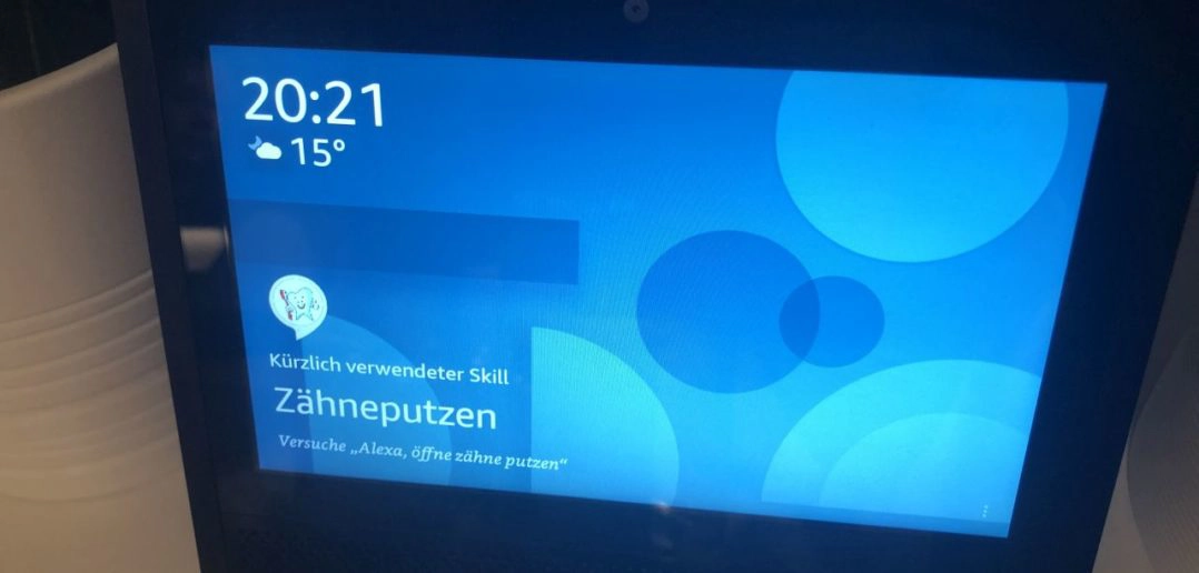 Echo Show zuletzt verwendeter Skill