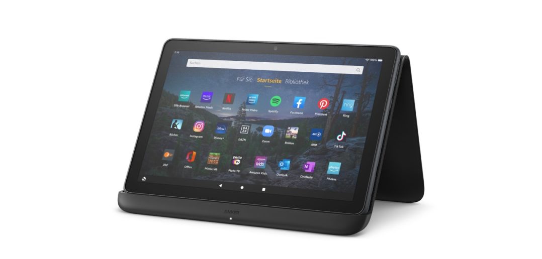 Fire HD 10 Plus und kabelloses Ladedock von Anker