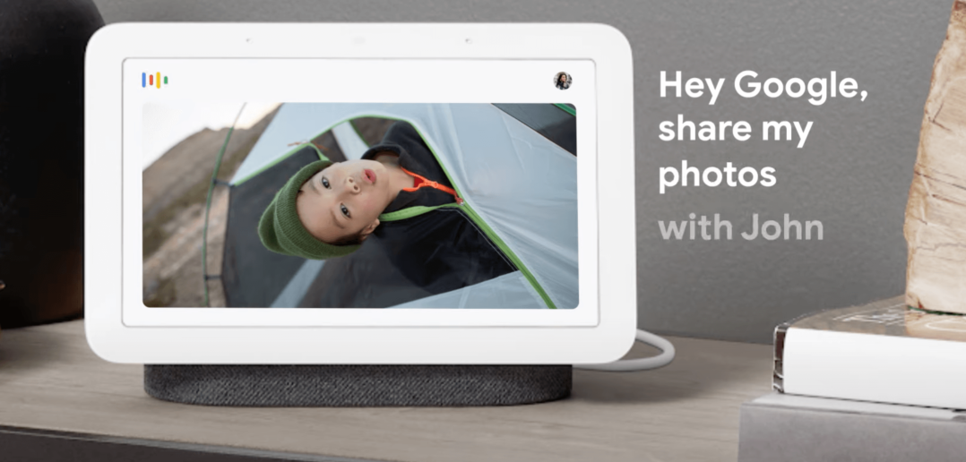 Nest Hub Fotos teilen