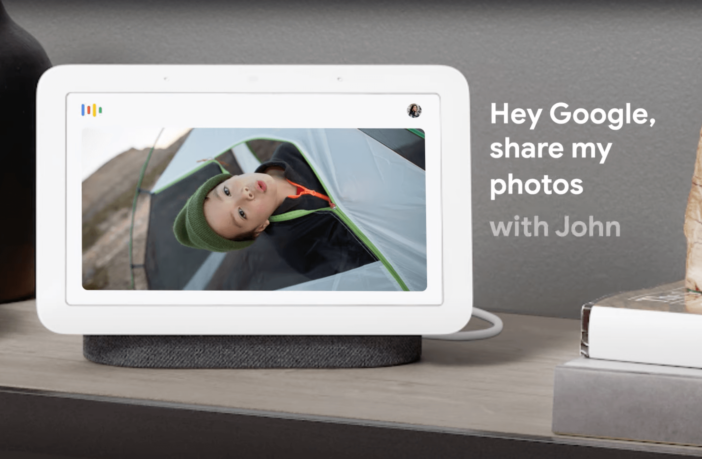 Nest Hub Fotos teilen