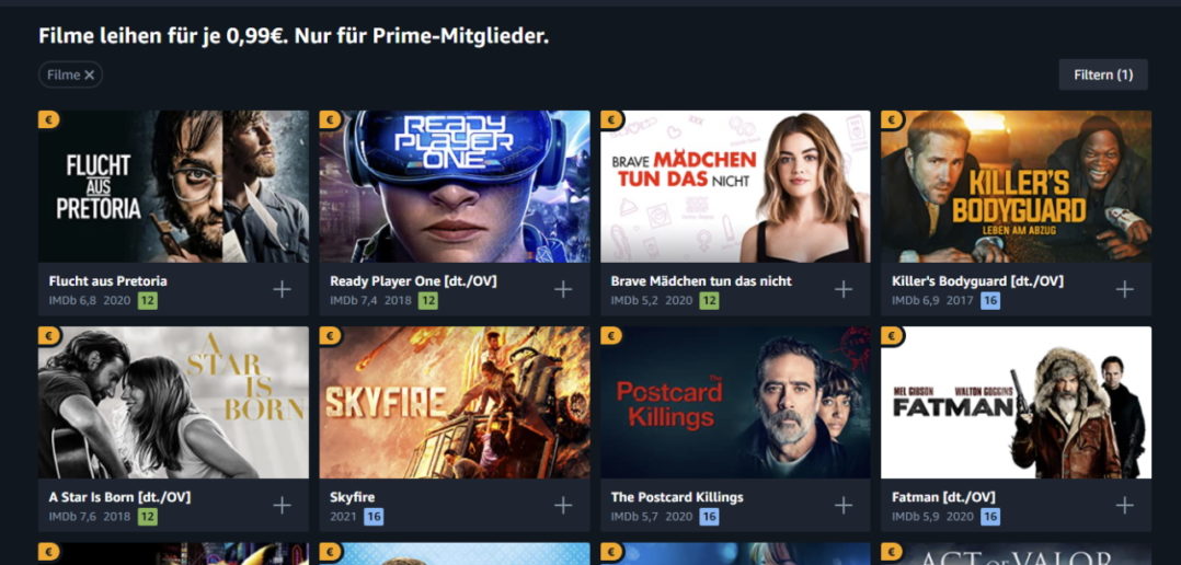 Prime Video Filme Osterwochenende