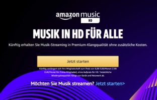 Amazon Music HD kostenlos für Unlimited Kunden