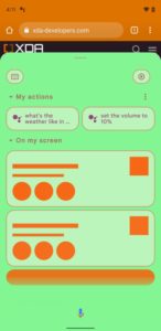 Google Assistant Was wird auf meinem Bildschirm angezeigt?