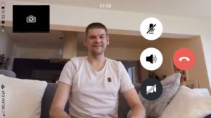 Der neue Echo Show 8 Kamera Zoom - 1m Abstand