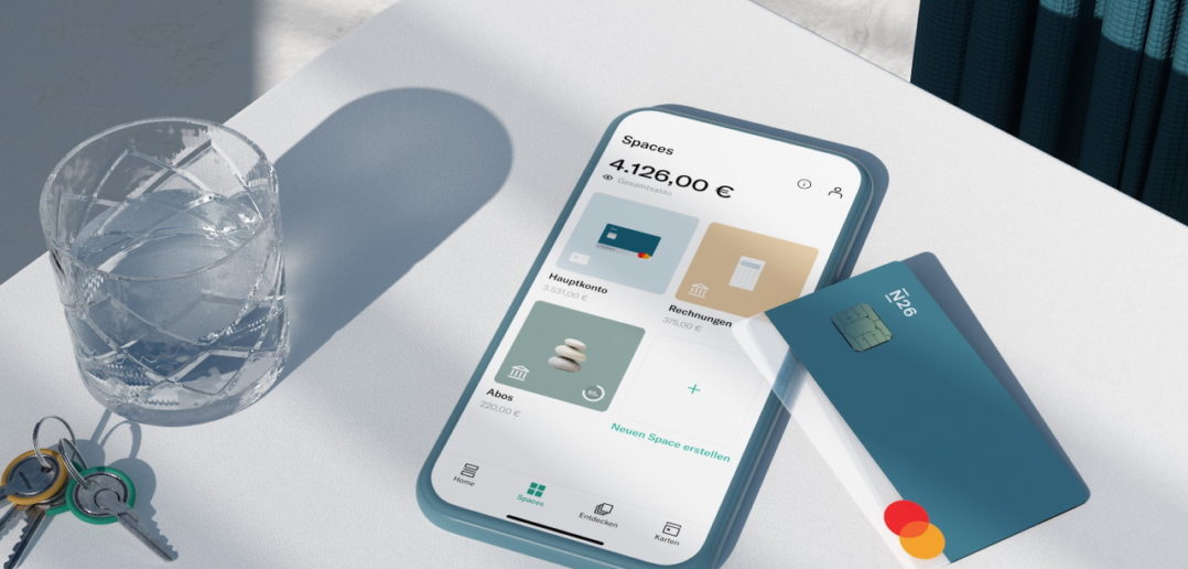 N26 Karte und Smartphone