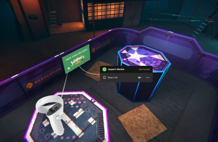 Oculus Quest In-App-Werbung