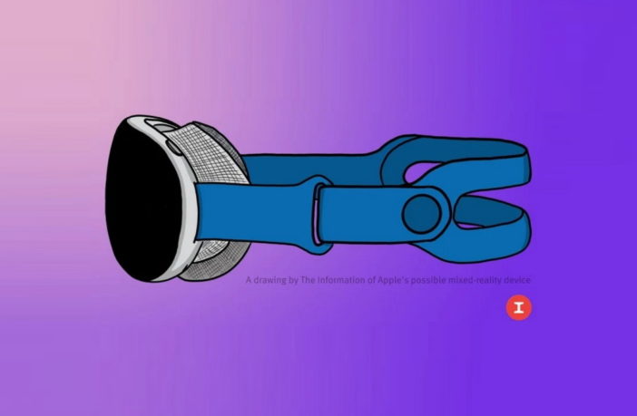 Apple Mixed Reality Headset mockup