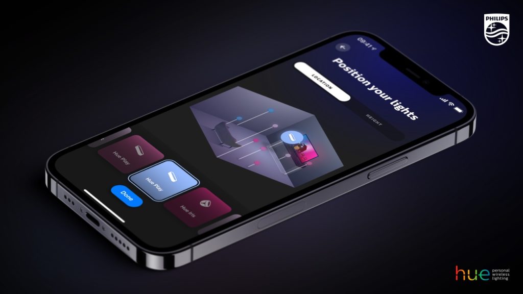 Philips Hue App 4.0 - Entertainment-Setup
