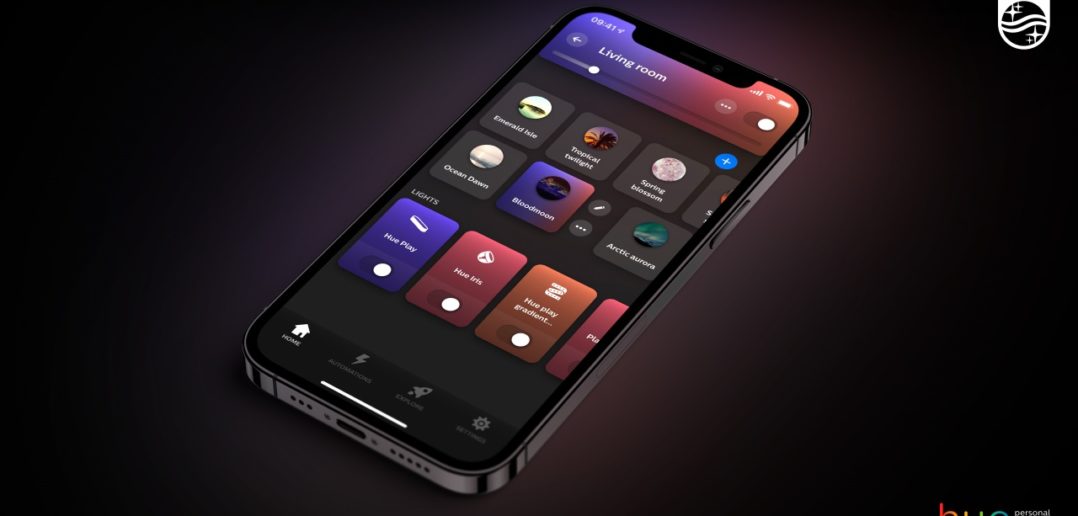 Philips Hue App 4.0 - Tile Ansicht