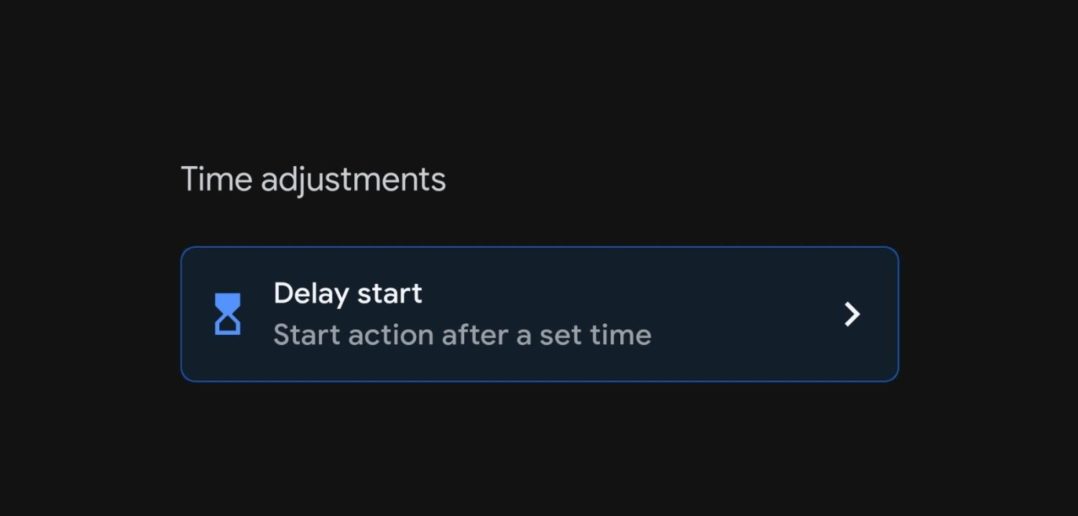 Google Assistant Routine verzögerter Start