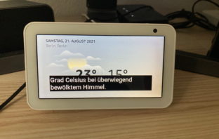 Untertitel Echo Show 5 Wetter