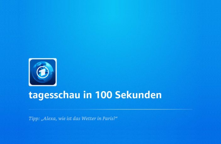 Tagesschau Alexa Nachrichten