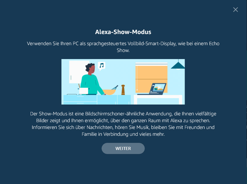 Show Modus Windows PC