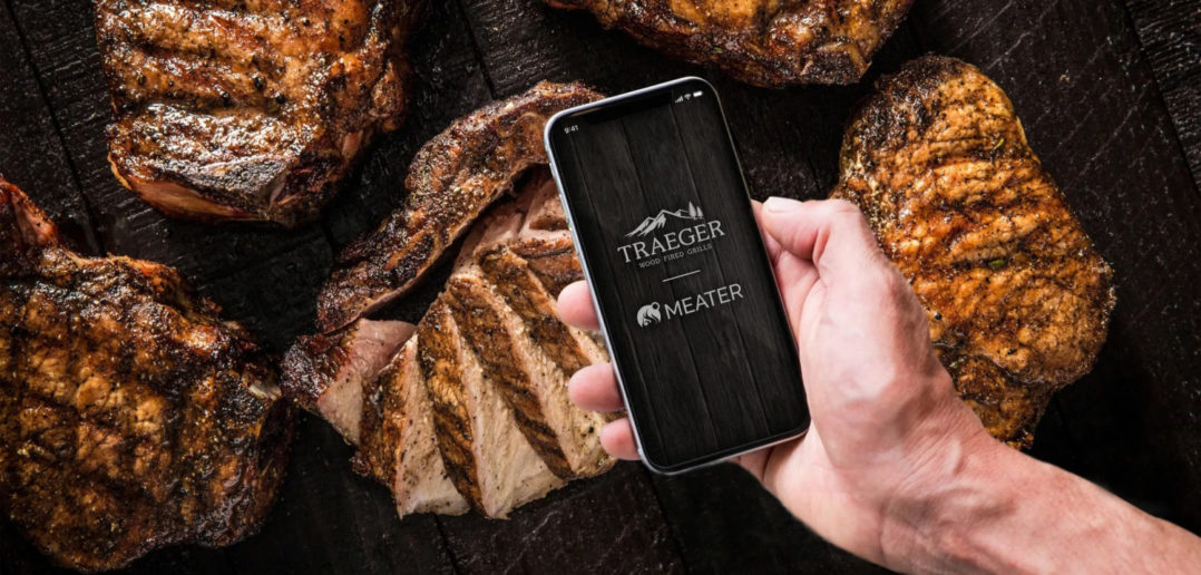 Smartphone mit Meater App