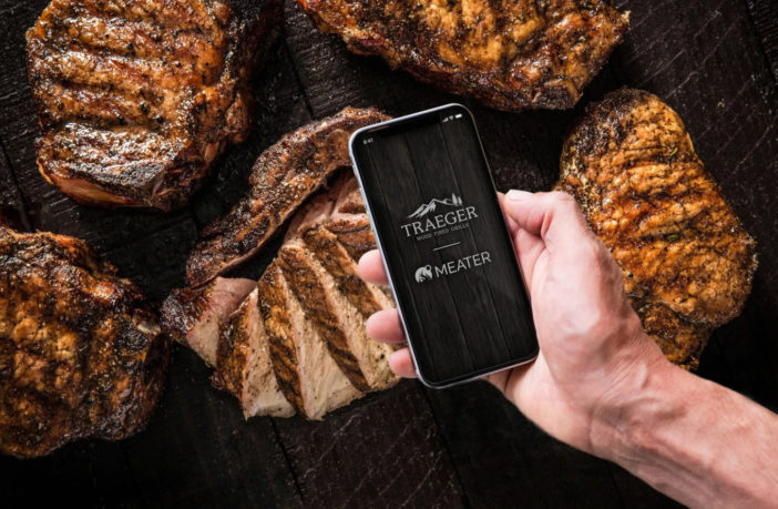 Smartphone mit Meater App