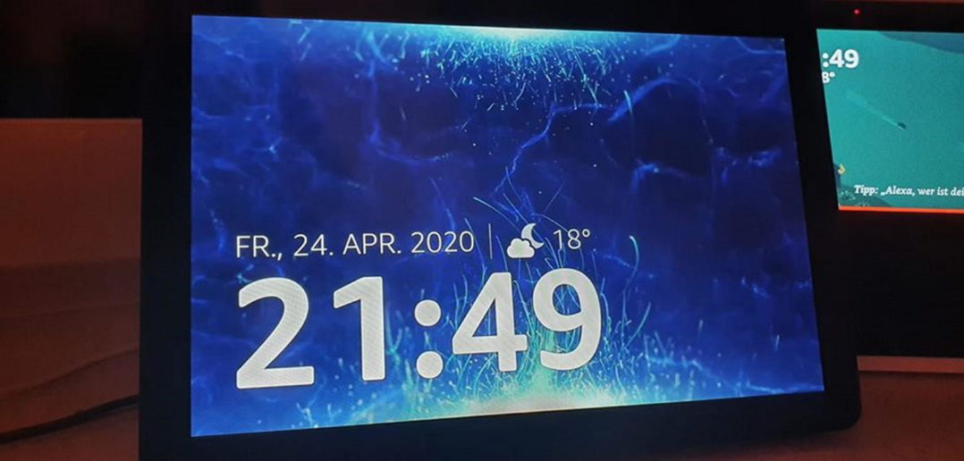 Alexa Skill Bildschirmschoner