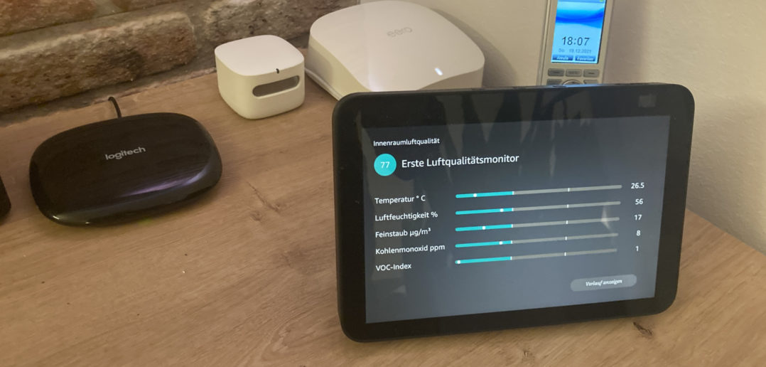 Smart Air Quality Monitor Echo Show