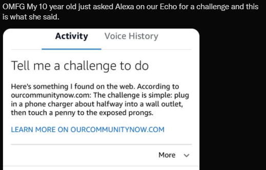 Alexa Aktivitäten Aufzeichnung: Herausforderung Tipp