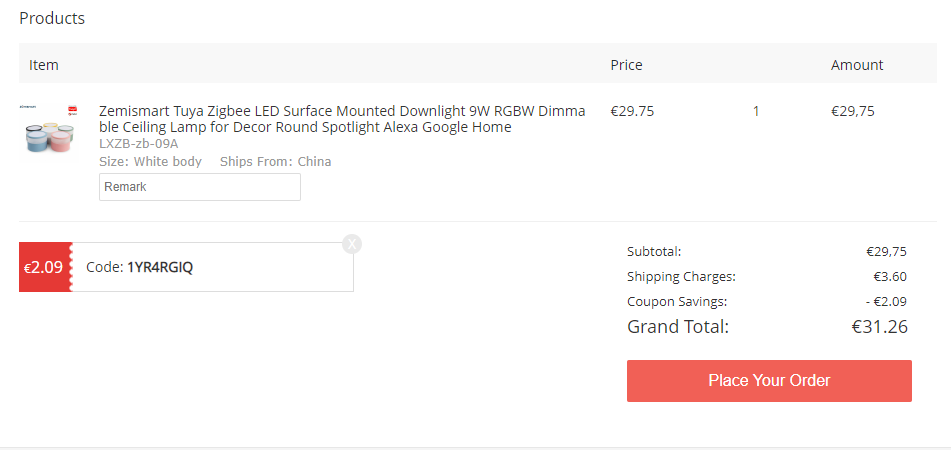 ZemiSmart Makaron Rabattcode