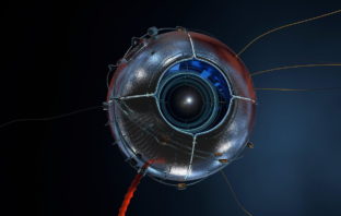 Satellit Auge Spionage