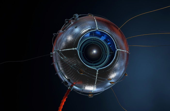 Satellit Auge Spionage