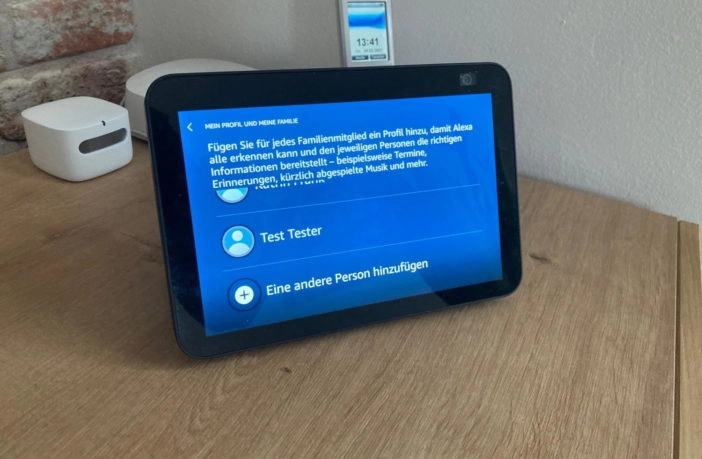 Amazon Alexa Profil Ansicht