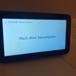 Amazon Alexa persönliche Notiz geöffnet Echo Show 5
