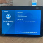 Visuelle ID einrichten Echo Show 8 Profil