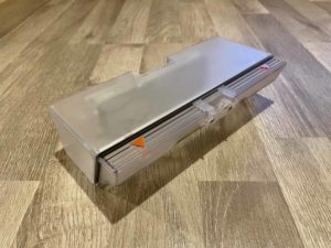 Das ist der voluminöse Staubbehälter