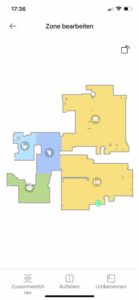 Räume können nach belieben bearbeitet werden