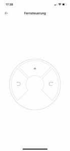 Die Fernsteuerung über die App