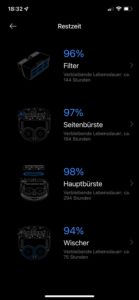 Die Wartung der Verschleißteile