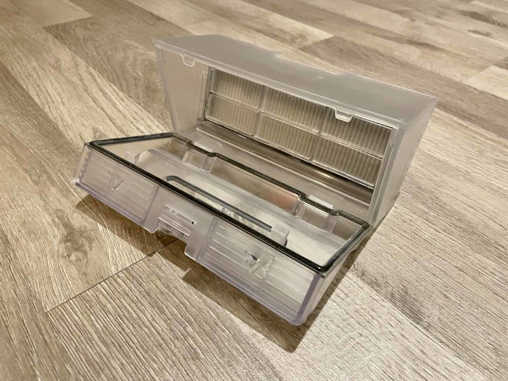 Er verfügt über einen Feinstaubfilter