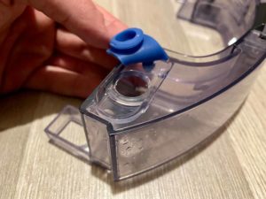 Hier füllt man das Wasser ein