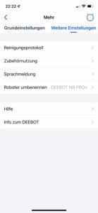 Weitere Einstellungen