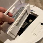 Der Staubbehälter ist komfortabel zu entnehmen