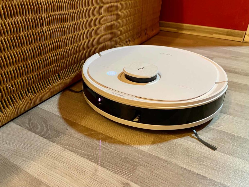 Die Seitenbürsten sind lang genug um Ränder zu säubern