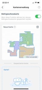 Das Speichern mehrerer Etagen