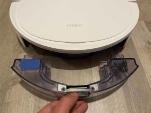 Durch einen Klick, lässt sich der Wassertank entnehmen