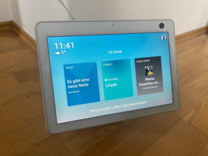 Echo Show 10 Widgets Notizen Kalender und Musik