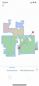 Sperrzonen und Sperrwände kann man einzeichnen