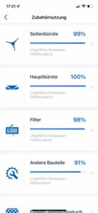 Die Wartung der Verschleißteile