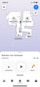 Die erstellte Karte des Neato D10