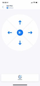 Die Fernsteuerung in der App