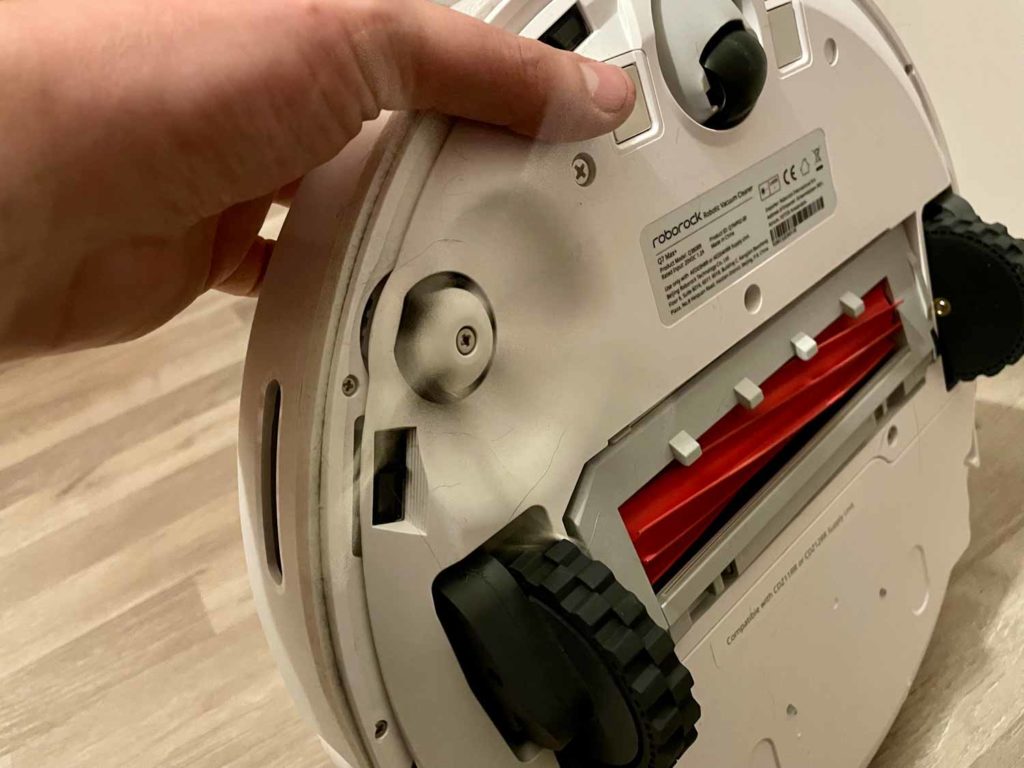 Test der Seitenbürstenfunktion